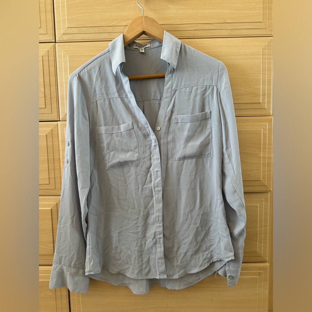 Express portofino slim fit grey